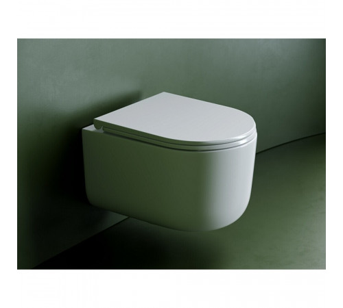 Унитаз подвесной Ceramicanova Ulma безободковый с сиденьем дюропласт микролифт смыв торнадо (CN4006T) Унитаз подвесной Ceramicanova Ulma безободковый с сиденьем дюропласт микролифт смыв торнадо (CN4006T)
