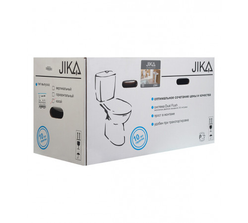Унитаз-компакт Jika Lyra с косым выпуском без сиденья белый (2423.4/8.2423.4.000.242.9) Унитаз-компакт Jika Lyra с косым выпуском без сиденья белый (2423.4/8.2423.4.000.242.9)