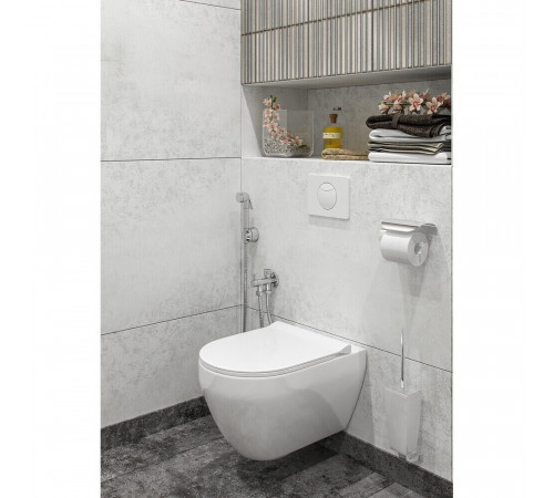 Унитаз подвесной Gesso Home de luxe Деймос безободковый с сиденьем дюропласт микролифт (9021118) Унитаз подвесной Gesso Home de luxe Деймос безободковый с сиденьем дюропласт микролифт (9021118)