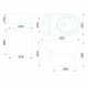 Унитаз-компакт Gesso Home de luxe W103 с горизонтальным выпуском с сиденьем дюропласт микролифт белый (9 015 618)