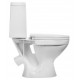 Унитаз-компакт Gesso Home de luxe W102 с косым выпуском с сиденьем пластик белый (9 012 357)