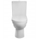 Унитаз-компакт Gesso Home de luxe W103 с горизонтальным выпуском с сиденьем дюропласт микролифт белый (9 015 618)