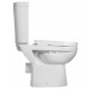 Унитаз-компакт Gesso Home de luxe W103 с горизонтальным выпуском с сиденьем дюропласт микролифт белый (9 015 618)