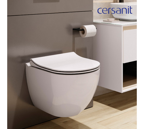 Унитаз подвесной Cersanit Brasko Smart безободковый с сиденьем дюропласт микролифт (64824) Унитаз подвесной Cersanit Brasko Smart безободковый с сиденьем дюропласт микролифт (64824)