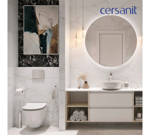 Унитаз подвесной Cersanit City Smart безободковый с сиденьем дюропласт микролифт (64822) Унитаз подвесной Cersanit City Smart безободковый с сиденьем дюропласт микролифт (64822)