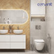 Унитаз подвесной Cersanit Brasko Smart безободковый с сиденьем дюропласт микролифт (64824)