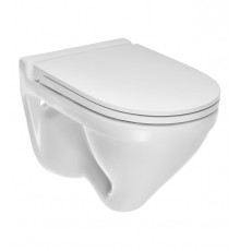Унитаз подвесной Sanita Luxe Аттика с сиденьем дюропласт микролифт (WC.WH/Attica/DM/WHT.G/S1)