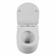 Унитаз подвесной BelBagno Soft-Tor безободковый с сиденьем дюропласт микролифт смыв торнадо (BB084CH-TOR/BB2034SC)