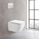 Унитаз подвесной BelBagno Alpina безободковый с сиденьем дюропласт микролифт (BB10100CHR/SC)