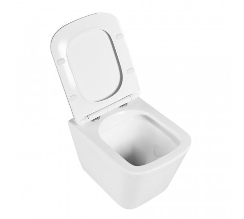 Унитаз подвесной BelBagno Due безободковый с сиденьем дюропласт микролифт (BB3103CHR/SC) Унитаз подвесной BelBagno Due безободковый с сиденьем дюропласт микролифт (BB3103CHR/SC)