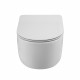 Унитаз подвесной BelBagno Soft-Tor безободковый с сиденьем дюропласт микролифт смыв торнадо (BB084CH-TOR/BB2034SC)