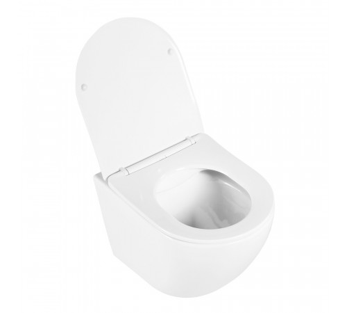 Унитаз подвесной BelBagno Uno безободковый с сиденьем дюропласт микролифт (BB3105CHR/SC) Унитаз подвесной BelBagno Uno безободковый с сиденьем дюропласт микролифт (BB3105CHR/SC)