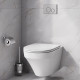 Унитаз подвесной AM.PM Inspire FlashClean безободковый без сиденья (C501700WH)