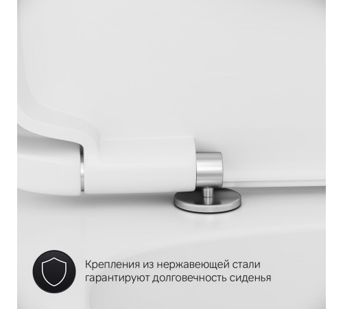 Унитаз-компакт AM.PM Spirit V2.0 FlashClean безободковый с горизонтальным выпуском без сиденья белый (C708600WH)
