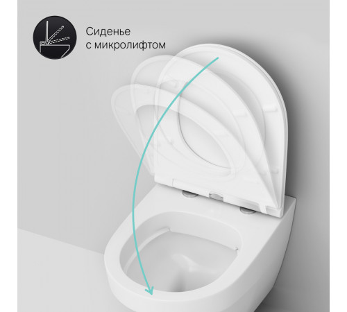 Унитаз подвесной AM.PM Inspire FlashClean безободковый без сиденья (C501700WH) Унитаз подвесной AM.PM Inspire FlashClean безободковый без сиденья (C501700WH)