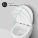 Унитаз подвесной AM.PM Inspire FlashClean безободковый без сиденья (C501700WH)