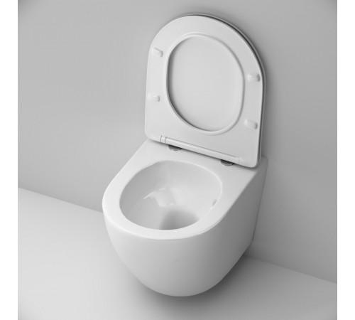 Унитаз подвесной AM.PM Like безободковый с сиденьем дюропласт микролифт (C801900SC) Унитаз подвесной AM.PM Like безободковый с сиденьем дюропласт микролифт (C801900SC)