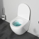 Унитаз подвесной AM.PM Like безободковый с сиденьем дюропласт микролифт (C801900SC)