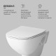Унитаз подвесной AM.PM X-Joy безободковый с сиденьем дюропласт микролифт (C851701SC)