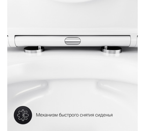 Унитаз подвесной AM.PM Sense безободковый с сиденьем дюропласт микролифт (C741701SC) Унитаз подвесной AM.PM Sense безободковый с сиденьем дюропласт микролифт (C741701SC)