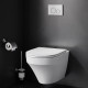Унитаз подвесной AM.PM Inspire FlashClean безободковый без сиденья (C501700WH)
