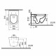 Унитаз подвесной Vitra Mia Round безободковый без сиденья (7510B003-0075)