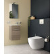 Унитаз подвесной Vitra Mia Round безободковый без сиденья (7510B003-0075)