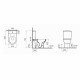 Унитаз-компакт Vitra Integra Round безободковый с горизонтальным выпуском с сиденьем дюропласт микролифт белый (9833B003-7206)