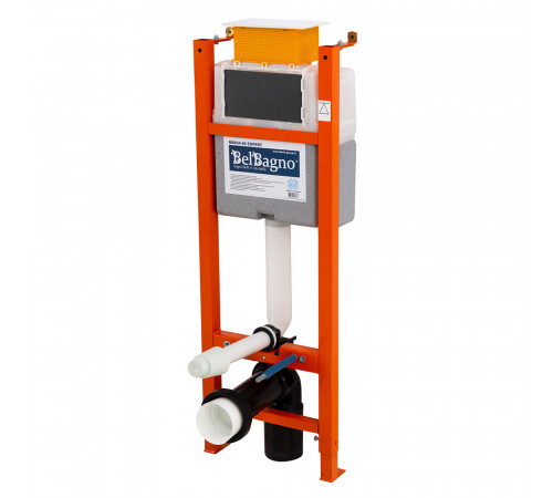 Инсталляция BelBagno Expert 40 для подвесного унитаза узкая без кнопки (BB004-40 EXPERT) Инсталляция BelBagno Expert 40 для подвесного унитаза узкая без кнопки (BB004-40 EXPERT)