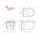 Комплект инсталляции Cersanit Link Pro с унитазом Corsa Deco DX Rimless без кнопки и сиденьем дюропласт микролифт быстросъем