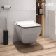 Комплект инсталляции Cersanit Link Pro с унитазом Crea Square Clean On и сиденьем дюропласт микролифт быстросъем (63997)