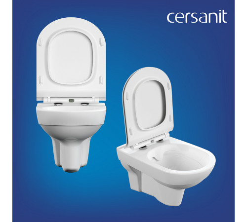Комплект инсталляции Cersanit Link Pro с унитазом City с кнопкой Estetica хром и сиденьем дюропласт микролифт быстросъем (64121)