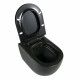 Комплект инсталляции Geberit Sigma с унитазом Lavelly Classic Black и сиденьем дюропласт микролифт быстросъем