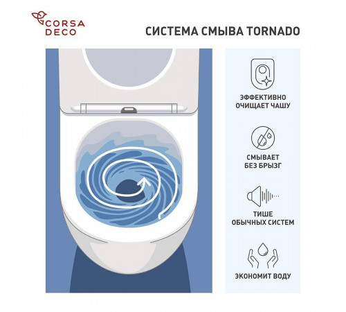 Комплект инсталляции Geberit Delta с унитазом Corsa Deco NX Tornado с кнопкой хром и сиденьем дюропласт микролифт быстросъем Комплект инсталляции Geberit Delta с унитазом Corsa Deco NX Tornado с кнопкой хром и сиденьем дюропласт микролифт быстросъем