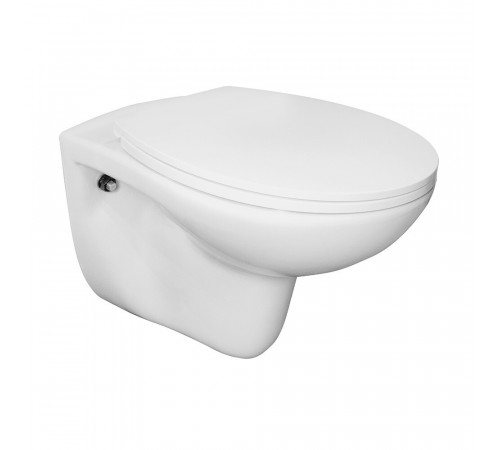 Комплект инсталляции Berges Forta с унитазом Corsa Deco AX Rimless с кнопкой хром и сиденьем полипропилен микролифт (040347/WHAX530RS)