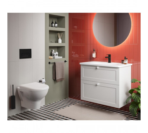 Клавиша смыва для инсталляций Vitra Root Round черная матовая (740-2211) Клавиша смыва для инсталляций Vitra Root Round черная матовая (740-2211)