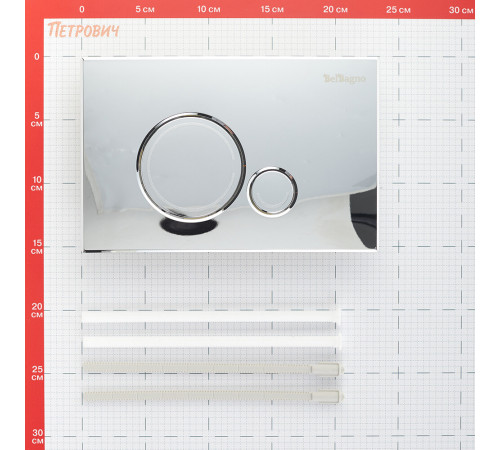 Клавиша смыва для инсталляций BelBagno Sfera хром (BB015-SR-CHROME)