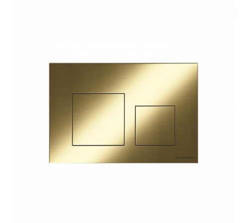 Клавиша смыва для инсталляций Ceramicanova Balance Square брашированное золото (CN12-002BG) Клавиша смыва для инсталляций Ceramicanova Balance Square брашированное золото (CN12-002BG)