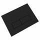 Клавиша смыва для инсталляций Siamp Plank черная матовая (10017663)