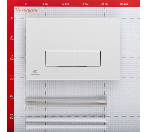 Клавиша смыва для инсталляций Ideal Standard Prosys Oleas белая (R0121AC) Клавиша смыва для инсталляций Ideal Standard Prosys Oleas белая (R0121AC)