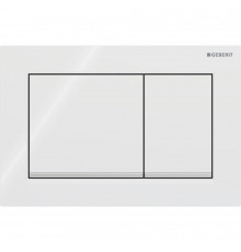 Клавиша смыва для инсталляций Geberit Omega белая/хром глянцевый (115.080.KJ.1)