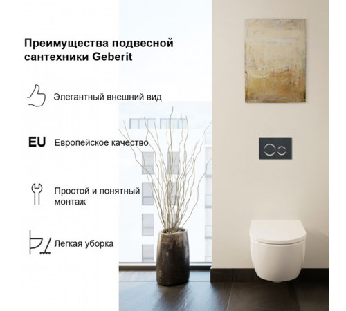 Клавиша смыва для инсталляций Geberit Sigma альпийский белый (115.770.11.5) Клавиша смыва для инсталляций Geberit Sigma альпийский белый (115.770.11.5)