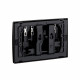 Клавиша смыва для инсталляций Geberit Delta 50 черная (115.119.DW.1)