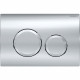 Клавиша смыва для инсталляций Geberit Delta хром глянцевый (115.127.21.1)