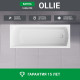 Ванна акриловая Ollie 165х70 см без ножек (01ол16570)