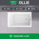 Ванна акриловая Ollie 130х70 см без ножек (01ол1370)