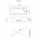Ванна акриловая Triton Лайн 165х70 см без ножек (Щ0000072524)