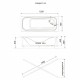 Ванна акриловая Triton Лайн 150х70 см без ножек (Щ0000072522)