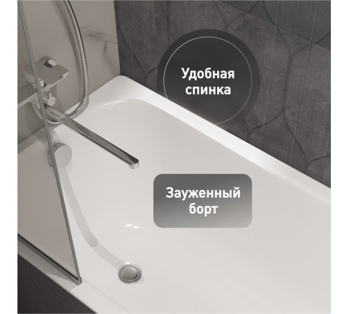 Ванна чугунная Lavelly Voda 150х70 см без ножек