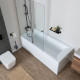 Ванна акриловая Aquanet Bright 170х75 см без ножек (232982)